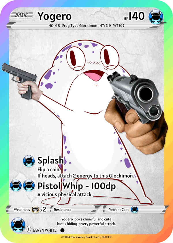 White Frog Glockimon