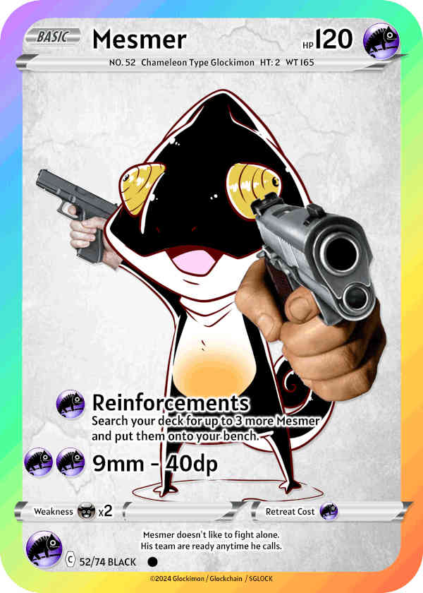 Black Chameleon Glockimon