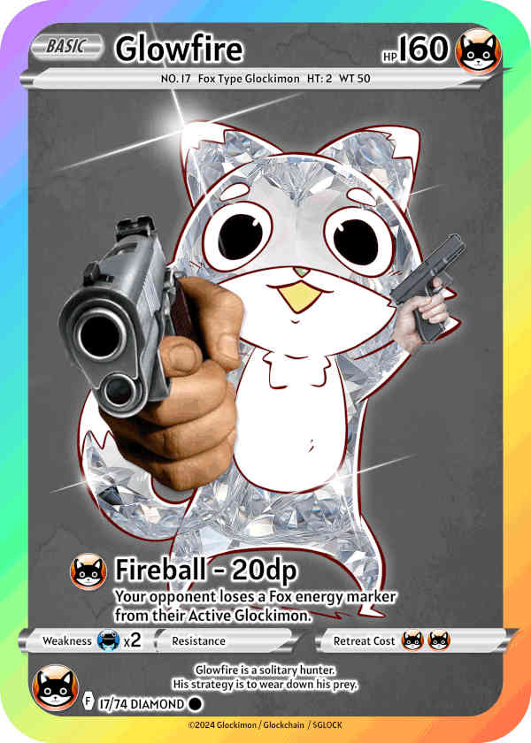 Diamond Fox Glockimon