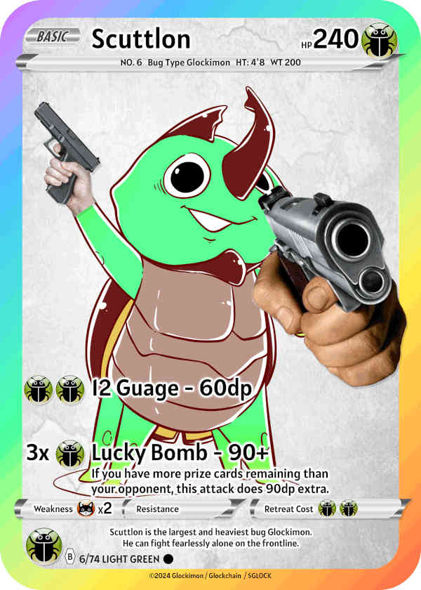 Light Green Bug Glockimon